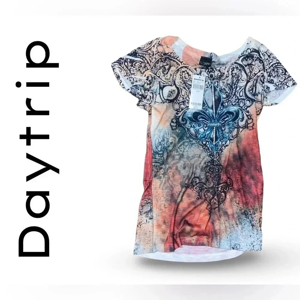 Vintage Y2K Daytrip Graphic Tee - New with Tags